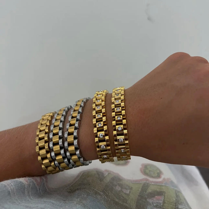 Chansuttpearls Watch Band with Diamond