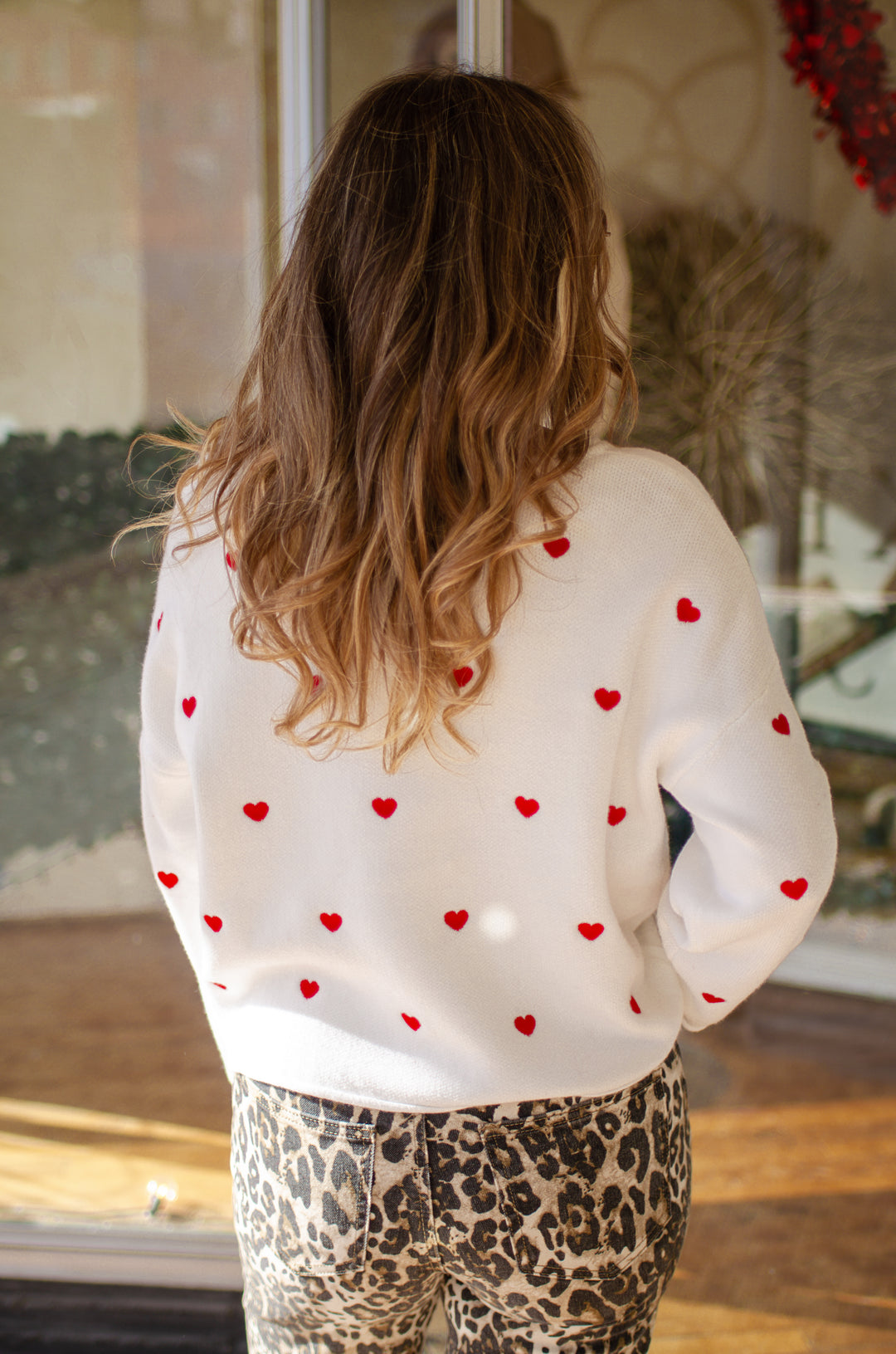 All My Love Heart Knit Sweater