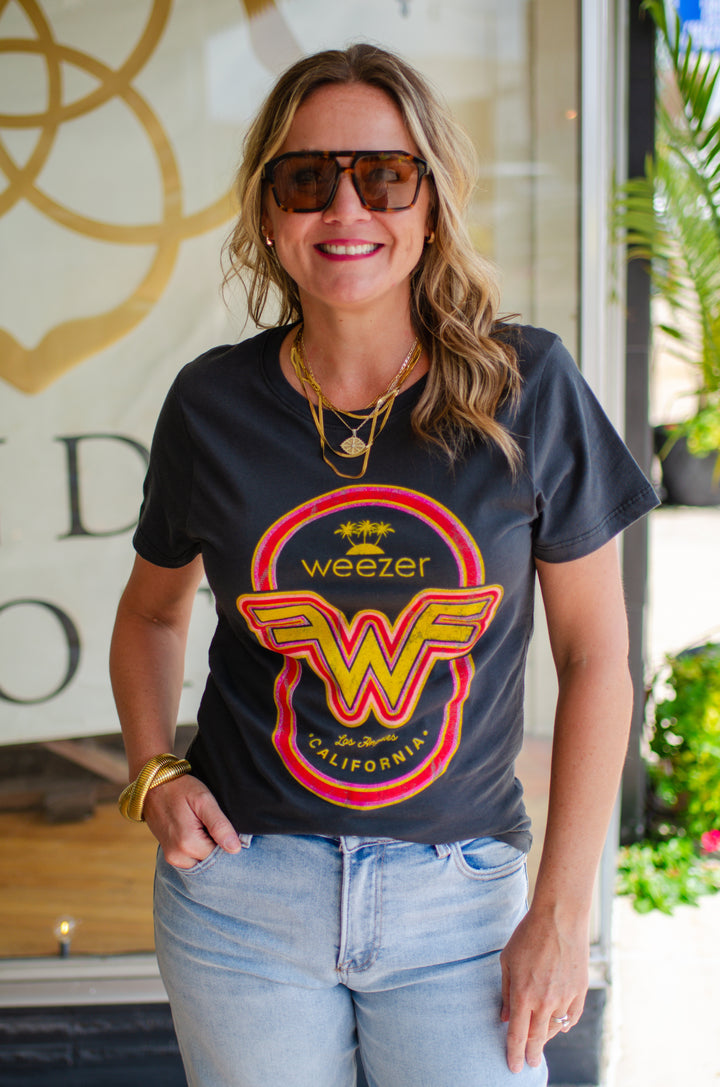 Weezer California Tee in Black