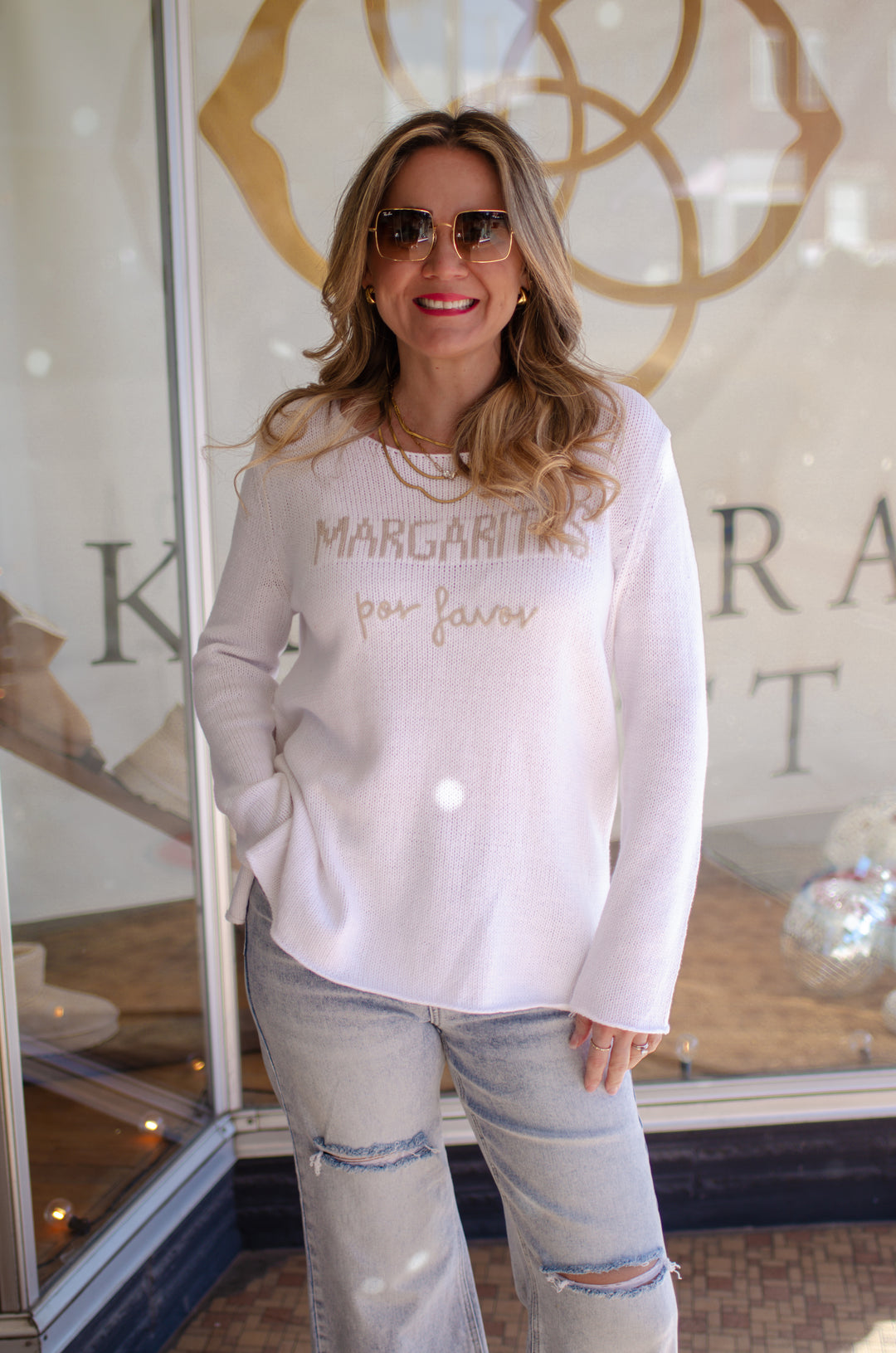 Margarita Por Favor Knit Lightweight Sweater