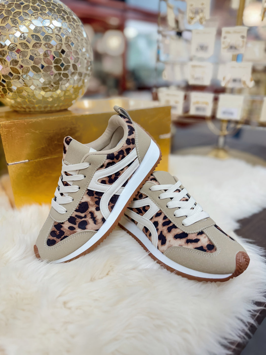 Leopard Retro Sneaker