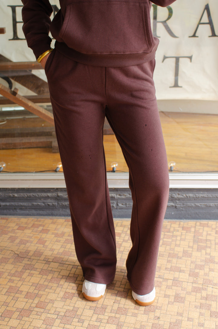 Autumn Comfort Pull On Sweatpants in Brown