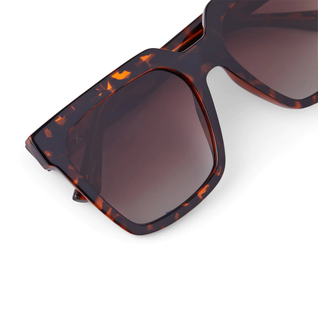 Dime Topanga Tortoise Brown Gradient Polarized Sunglasses