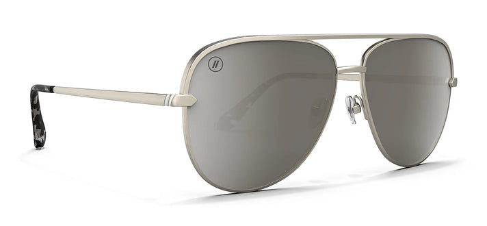 Blenders Shadow Matte Silver Sunglasses