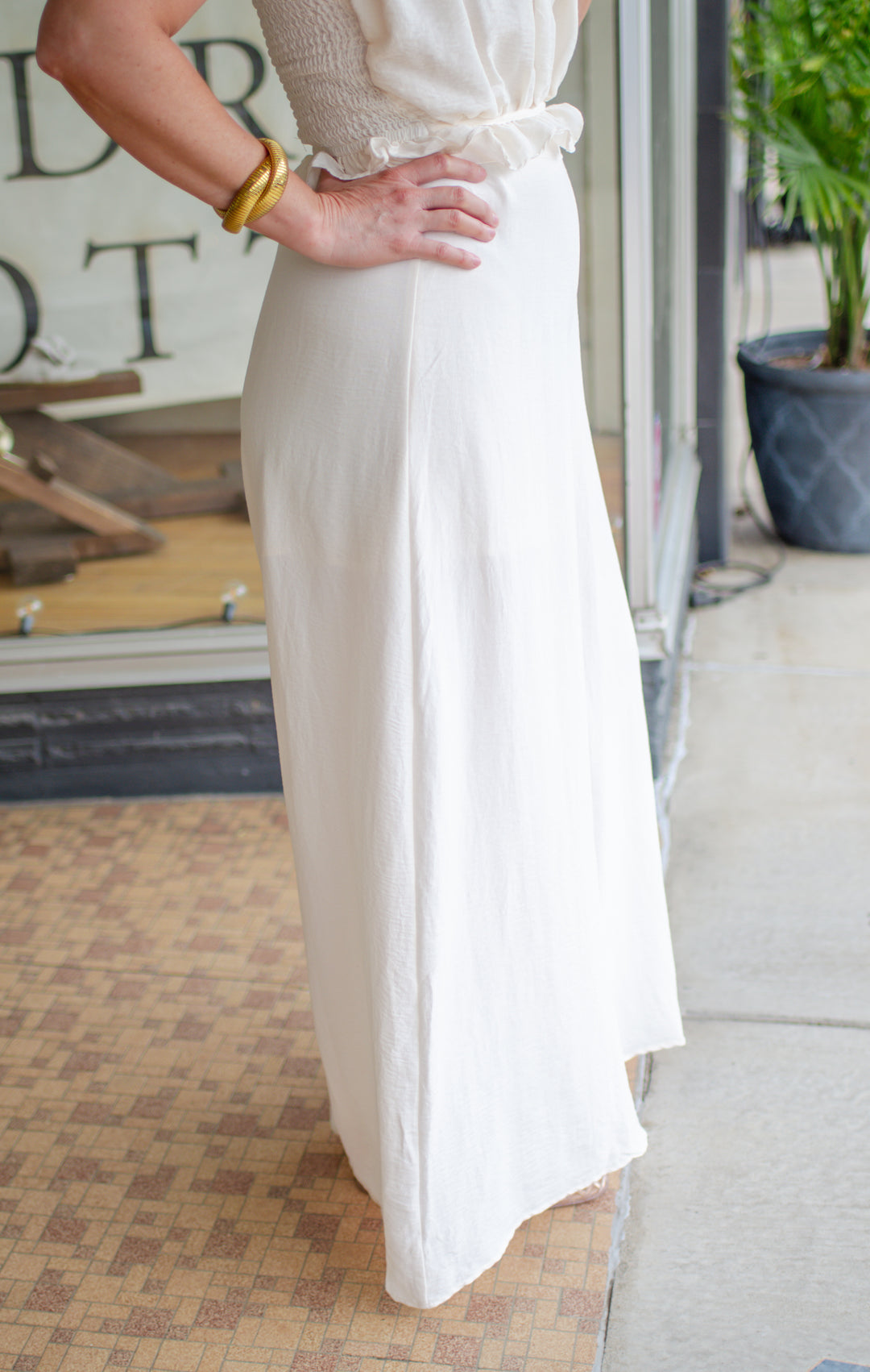 Take Heart Wide Leg Pant in Cream