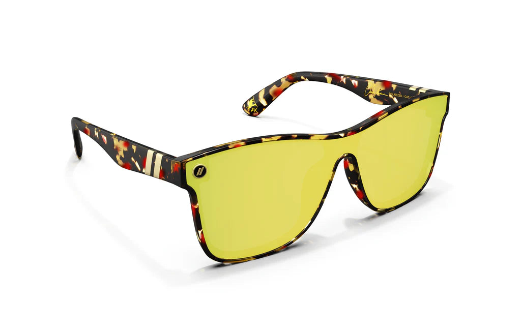 Blenders Eyewear Milenia X2 Austin Keen Gloss Tortoise Polarized Blue