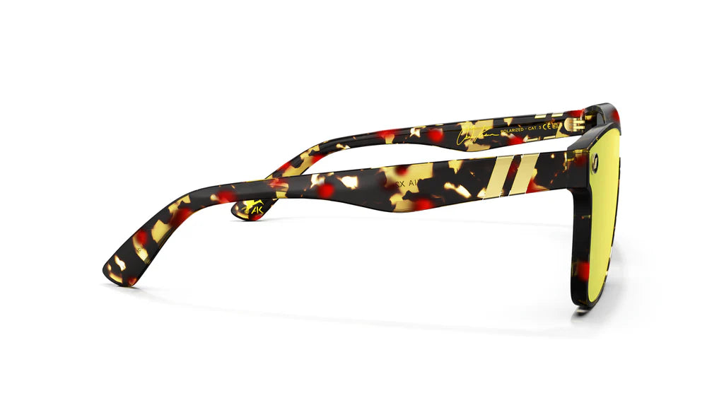 Blenders Eyewear Milenia X2 Austin Keen Gloss Tortoise Polarized Blue