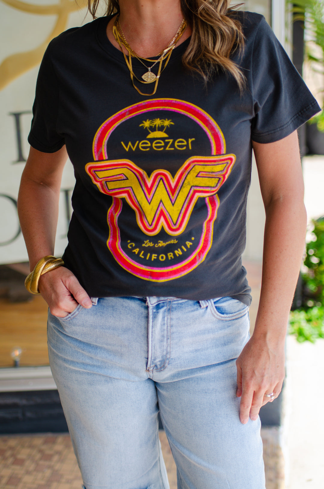 Weezer California Tee in Black