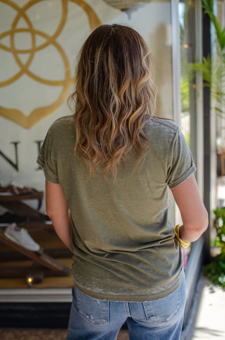 Aerosmith Burn Out Olive