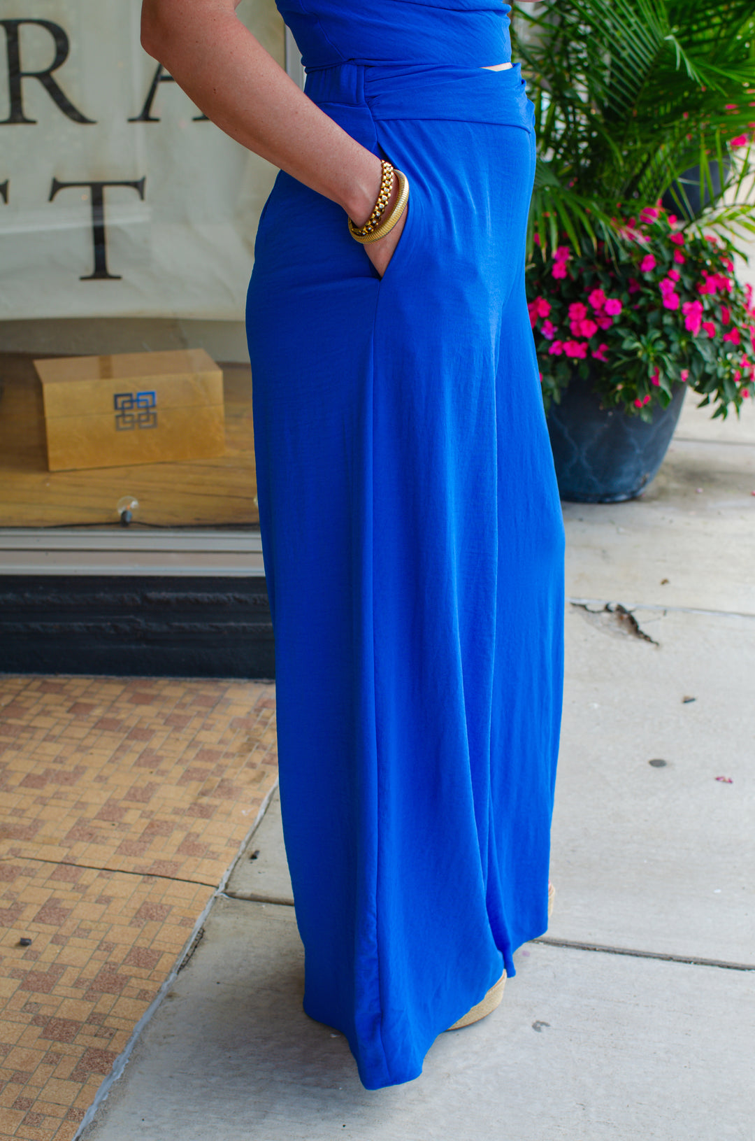 Island in the Sun Pant in Blue