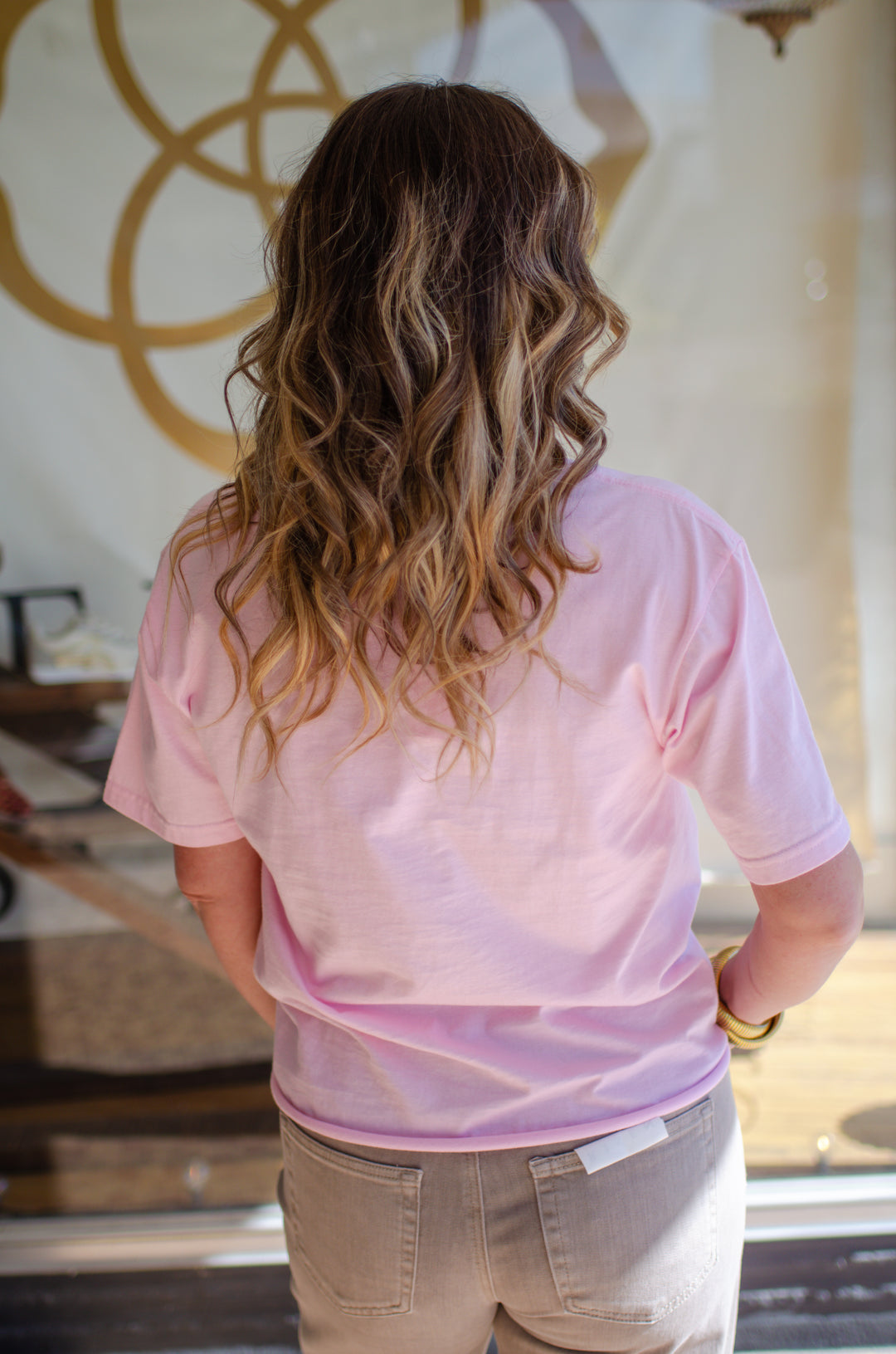 Beverly Hills Rodeo Drive Pink Graphic Tee