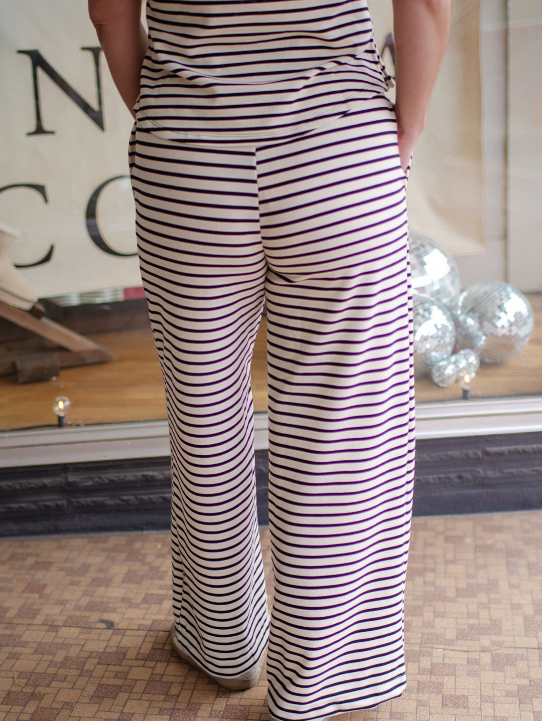 Beholden To You Stripe Knit Pant