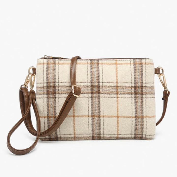 Meriam Crossbody
Clutch/Wristlet in Brown