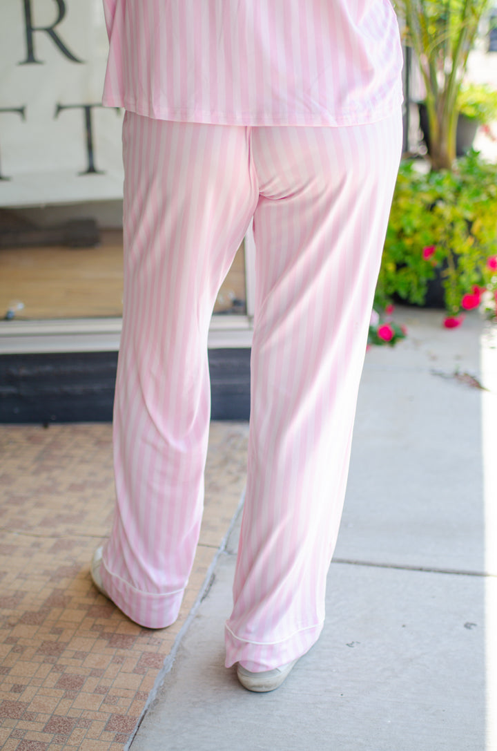 Sleep Tight Multi Tone Pink Stripe Ultra Soft Pajama Pants