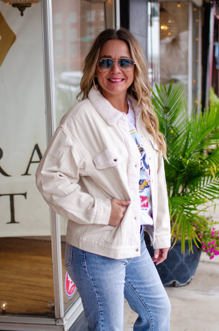 Meant To Be Jacket -Cream