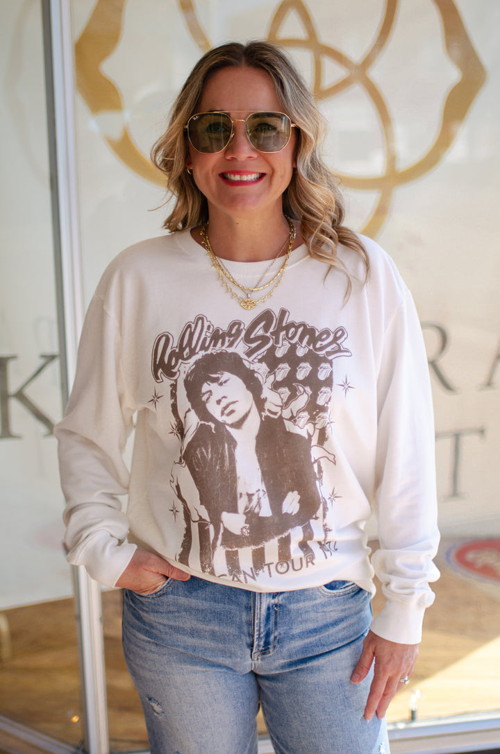 Rolling Stone Tour 1972 Sweatshirt Pearl