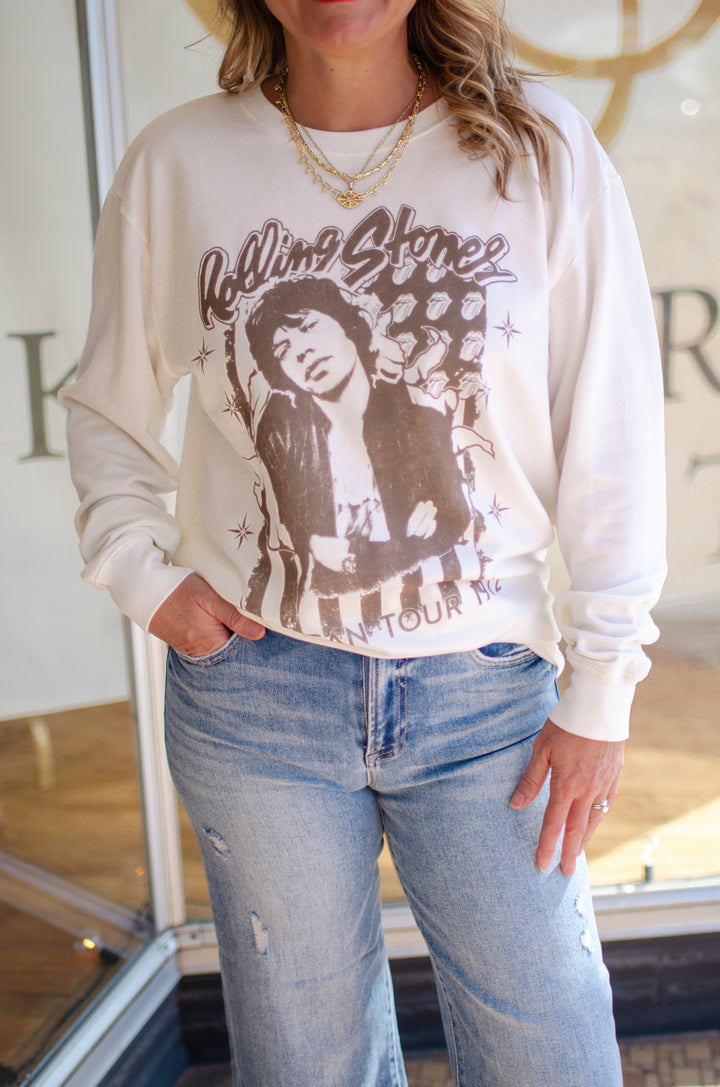 Rolling Stone Tour 1972 Sweatshirt Pearl