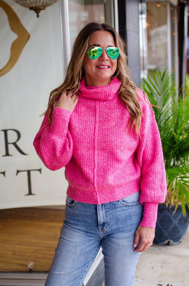 Oh So Lovely Sweater-Pink