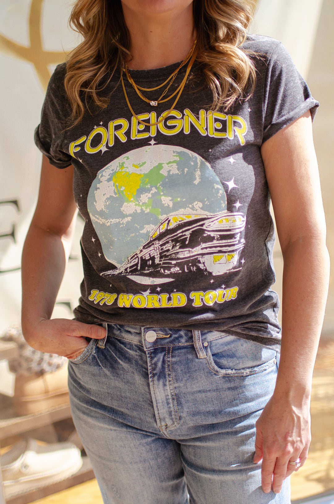 Foreigner Burn Out Tee