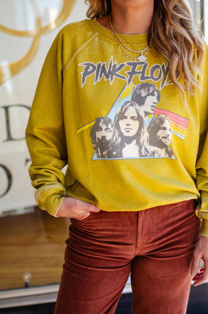 Pink Floyd Mustard Sweatshirt