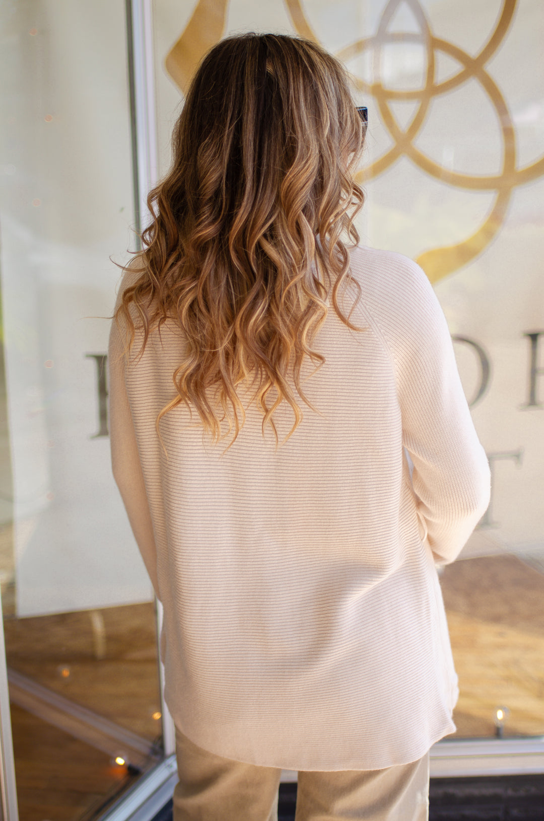 Wrapped Up Belted Knit Sweater Cardigan in Ivory