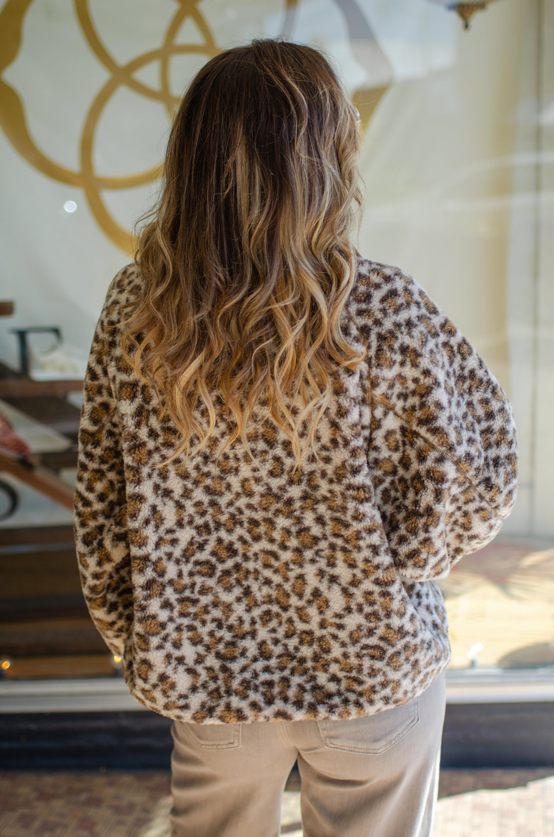 Wild Ways Sherpa Snap Down Long Sleeve Jacket