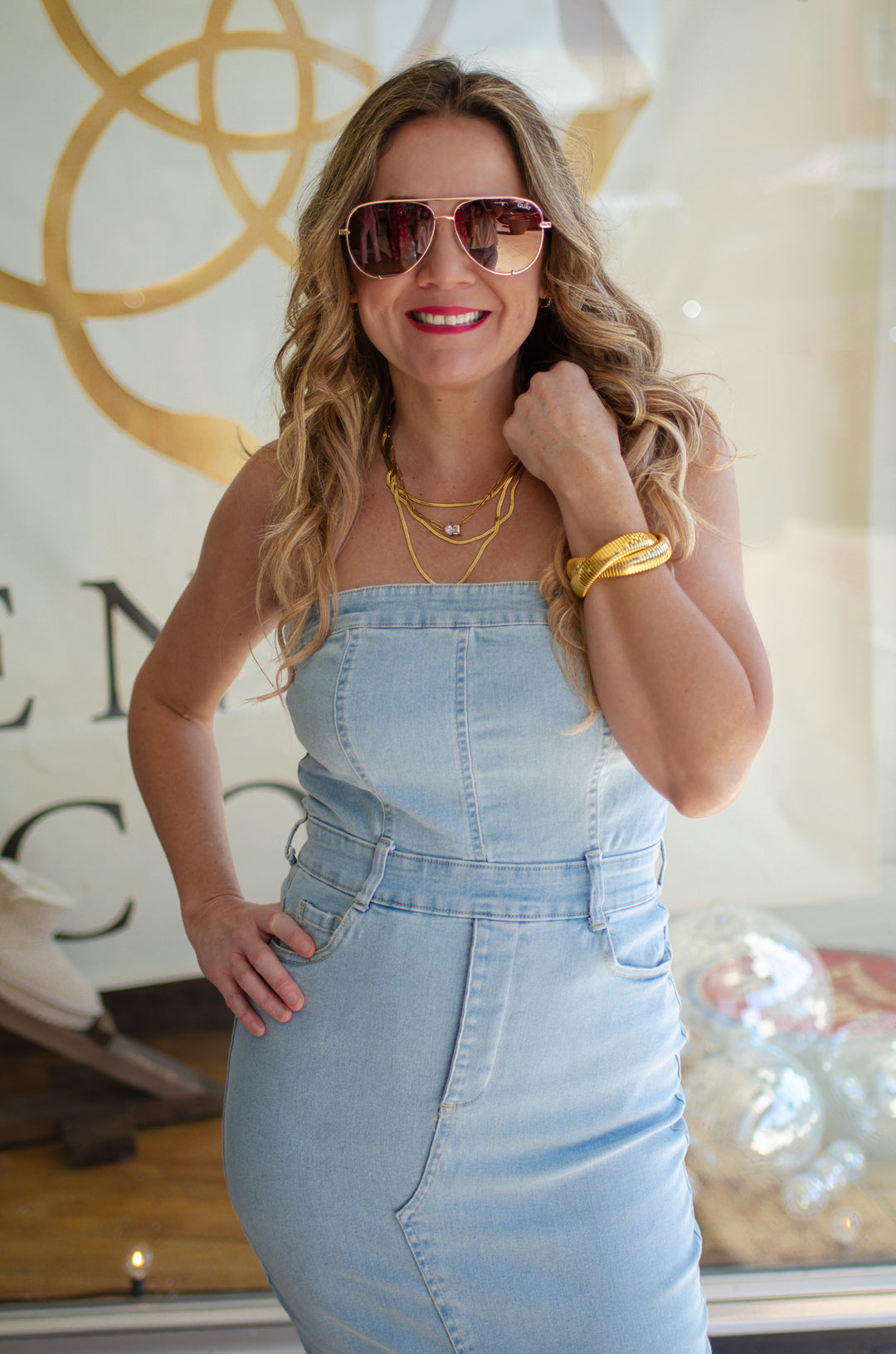 Denim If You Will Open Front Strapless Midi Stretch Denim Dress Bliss Boutique Denim If You Will Open Front Strapless Midi Stretch Denim Dress Bliss Boutique