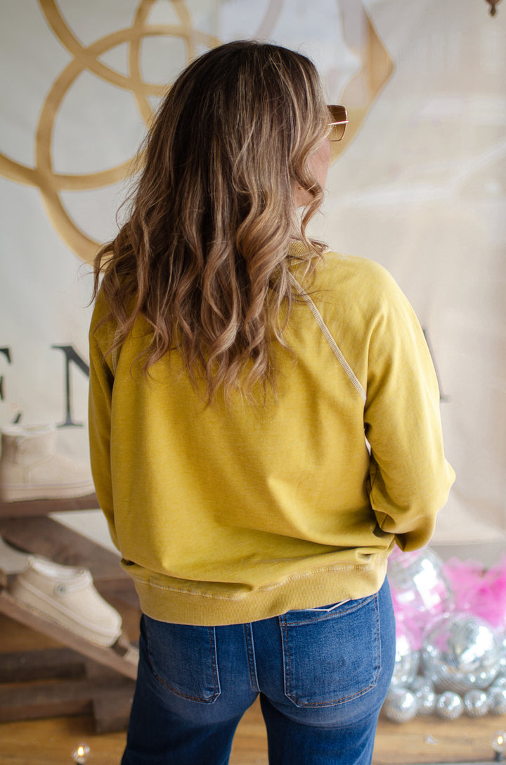 Journey Soft Mustard Sweatshirt