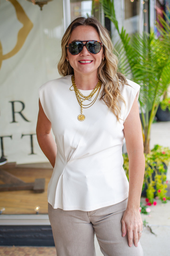 Always Yours Top in Ivory