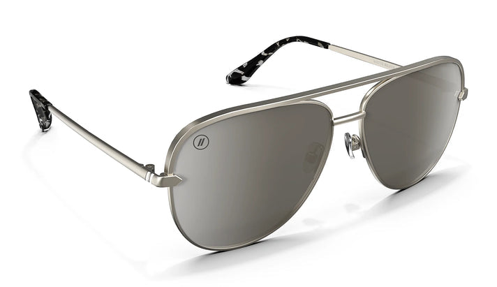 Blenders Shadow Matte Silver Sunglasses