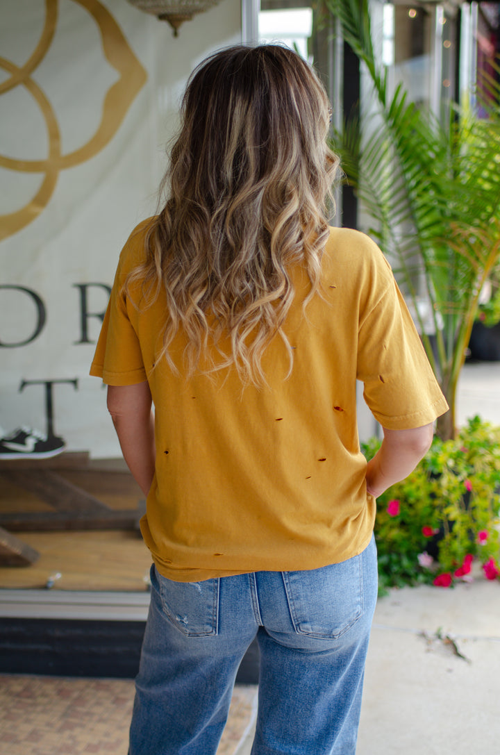 Fleetwood Mac Filmore East Distressed Graphic Tee