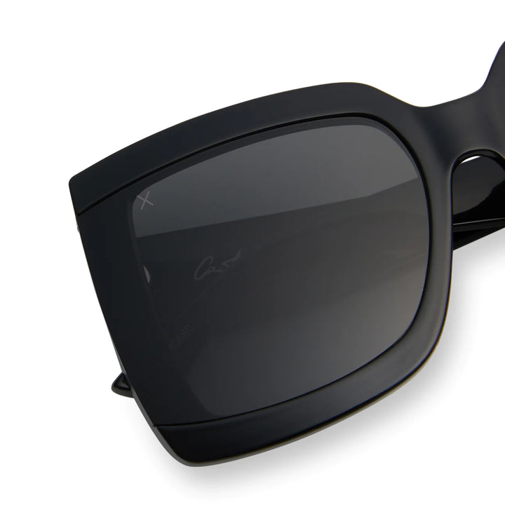 Dime-Onyx Black + Grey Polarized Sunglasses