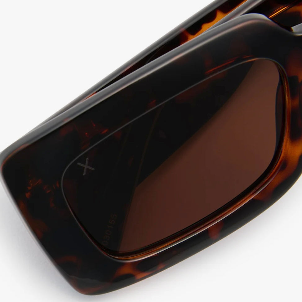 Dime Culver Square Tortoise Brown Polarized Sunglasses