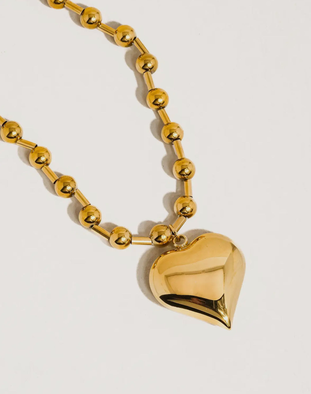 Luxe Paige Bubble Heart Pendant Necklace