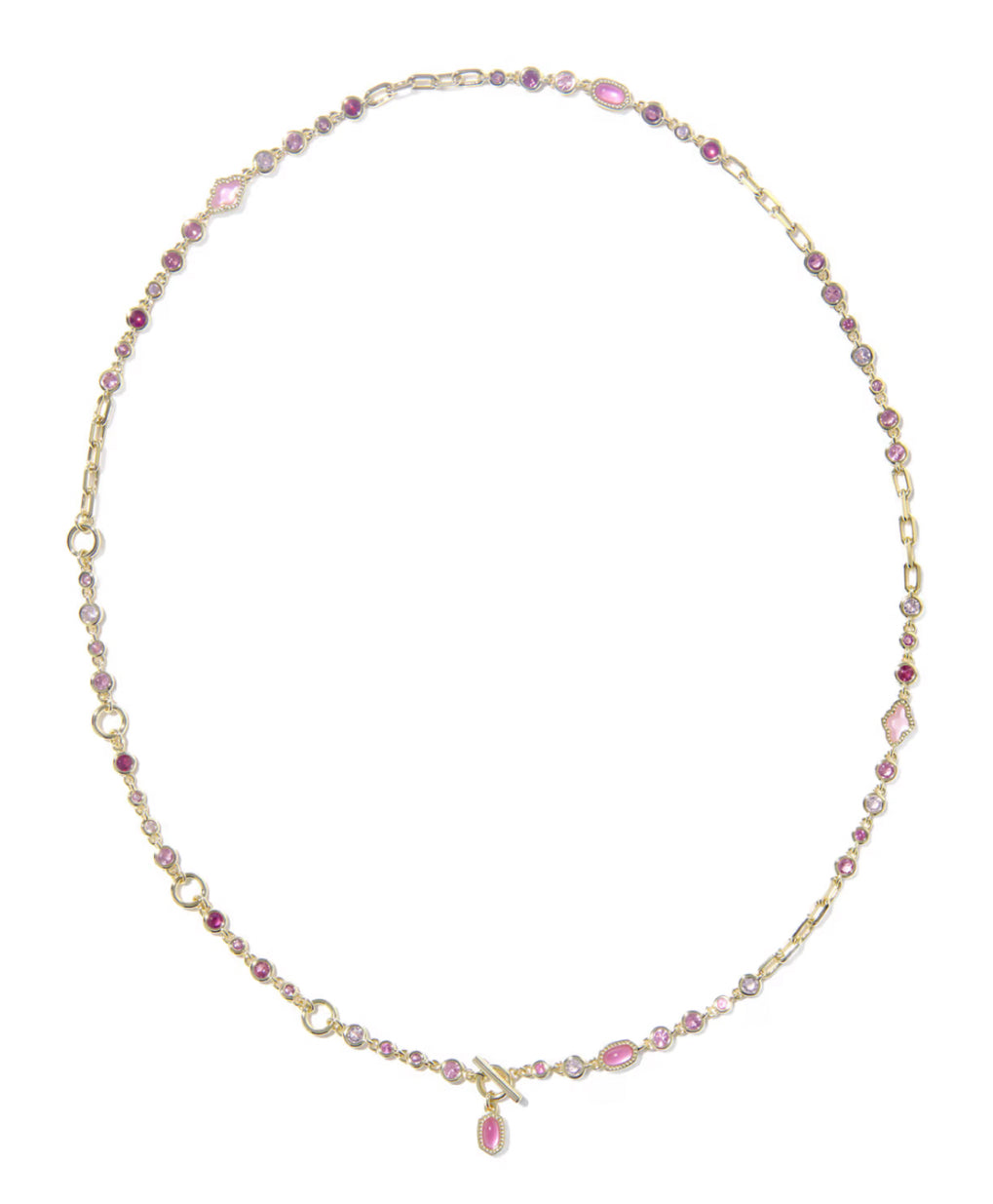 Kendra Scott Elisa Abbie Stand Necklace Gold & Pink