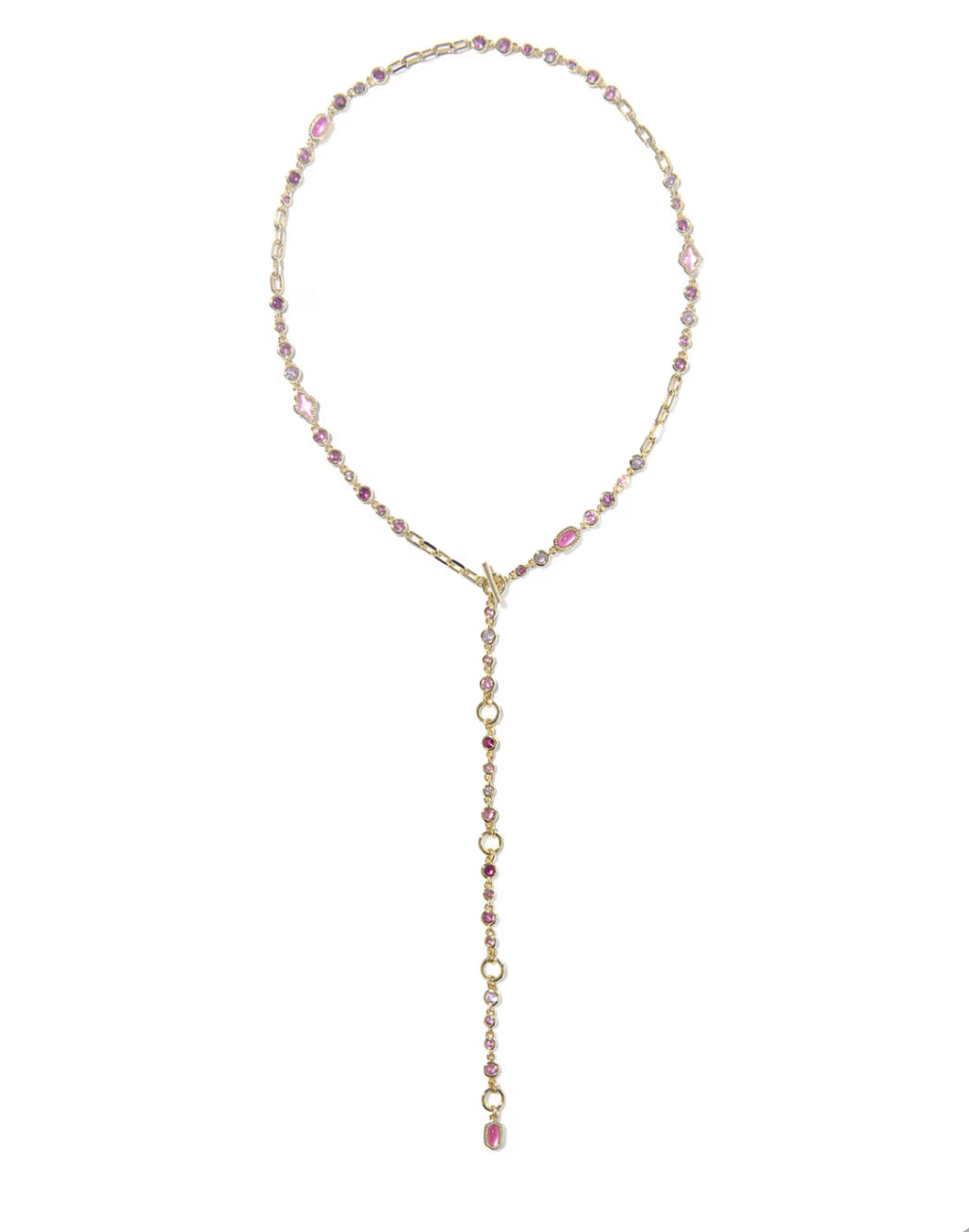 Kendra Scott Elisa Abbie Stand Necklace Gold & Pink