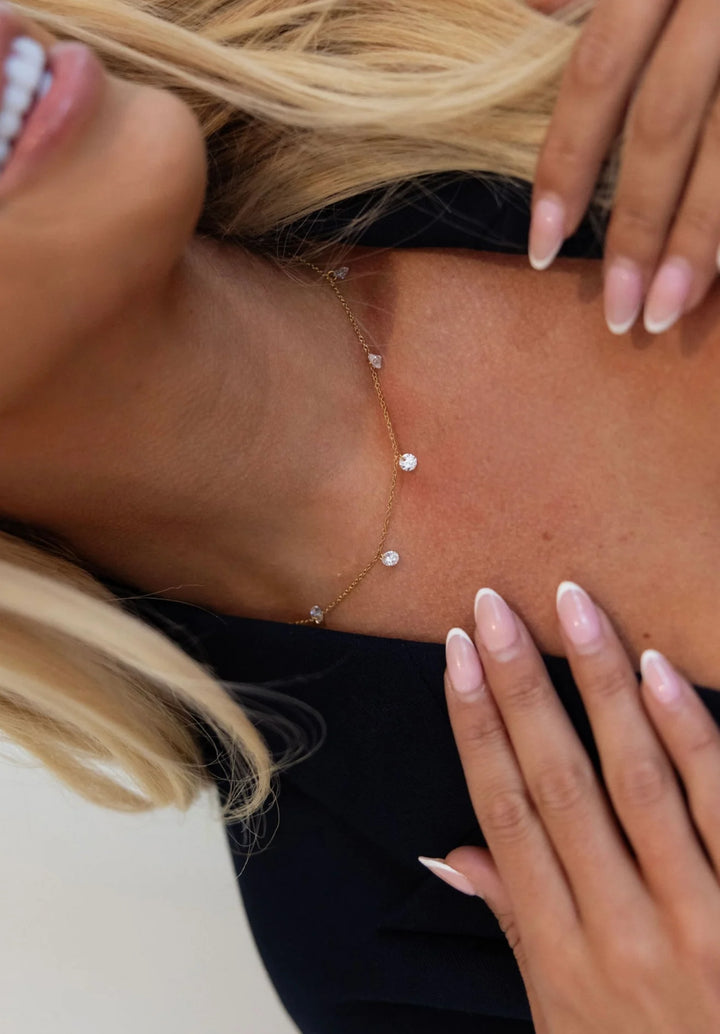Chansuttpearls The Summer Necklace in Gold