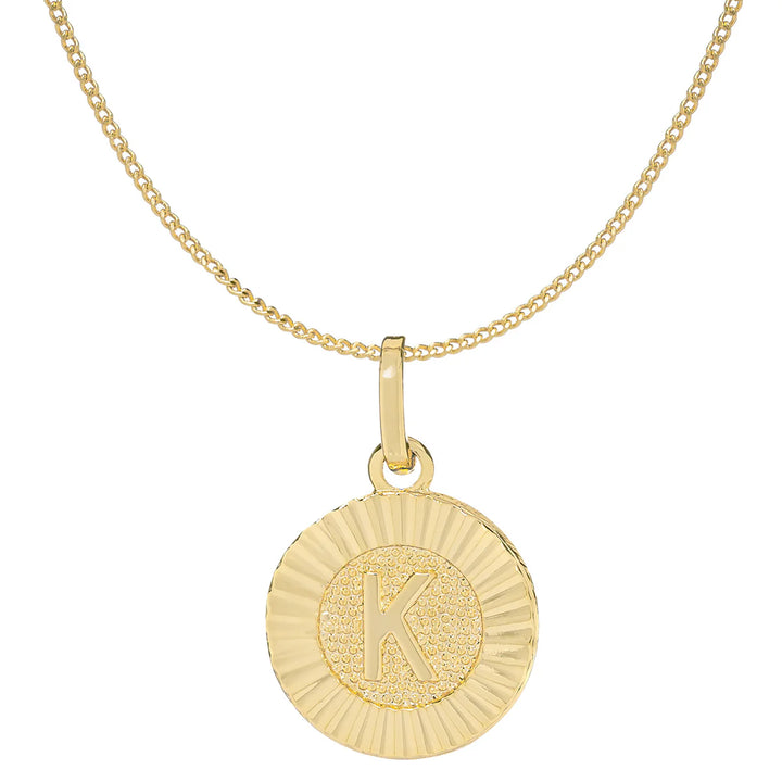 Bracha Initial Medallion 14K Gold Filled