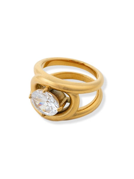 Bracha Omega Ring 14K Gold Plated