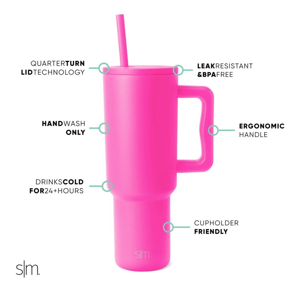 Simple Modern Trek Tumbler 40oz Blush