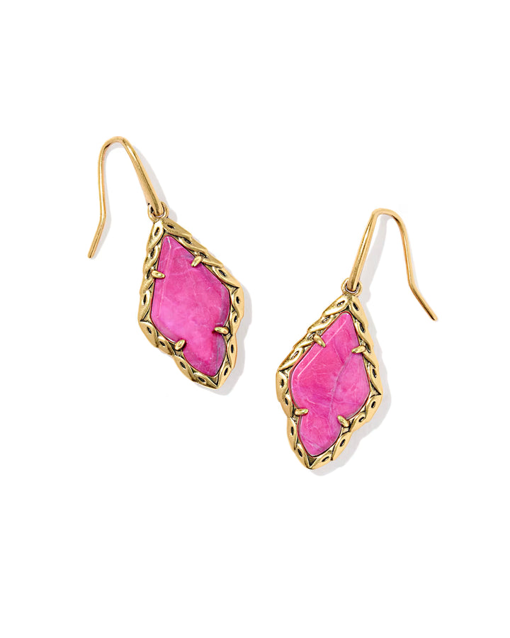 Kendra Scott Adeline Drop Earring Vintage Dark Fuchsia