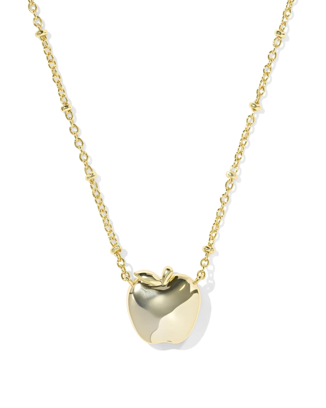 Kendra Scott Apple Short Pendant Necklace Red Illusion Gold