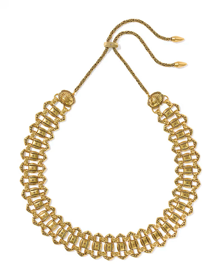 Kendra Scott Catherine Statement Necklace in Vintage Gold