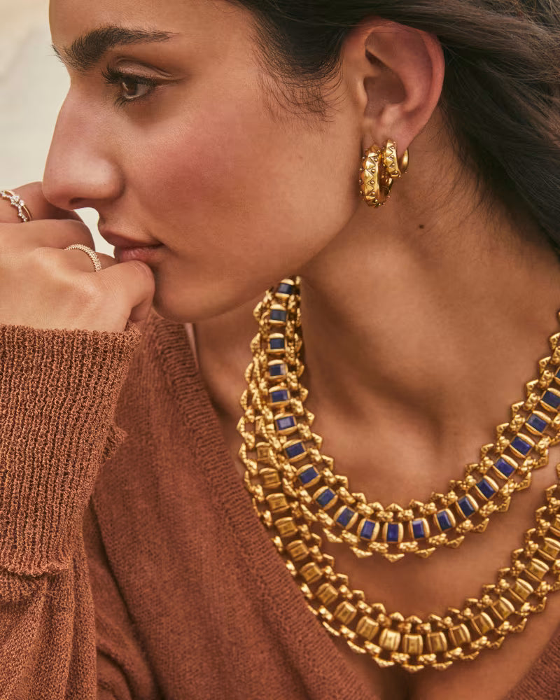 Kendra Scott Catherine Statement Necklace in Vintage Gold