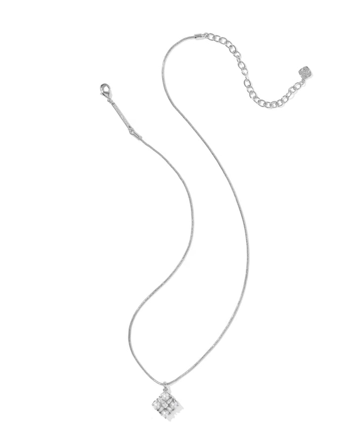 Kendra Scott Dira Pearl Short Pendant Freshwater Pearl on Silver