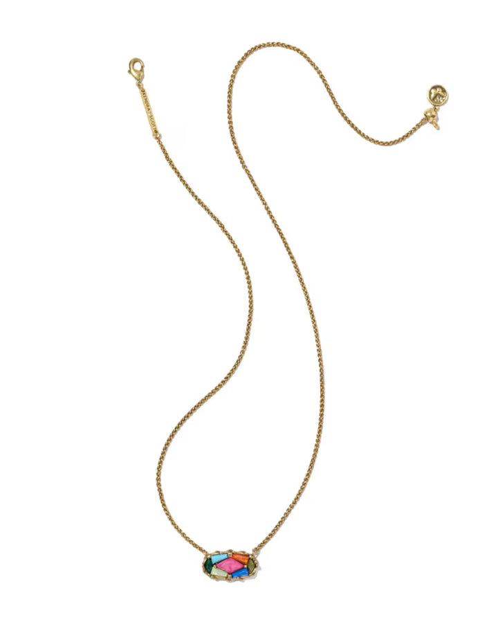 Kendra Scott Dolly Parton Patchwork Elisa Short Pendant