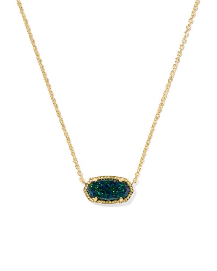 Kendra Scott Elisa Necklace Night Opal on Gold