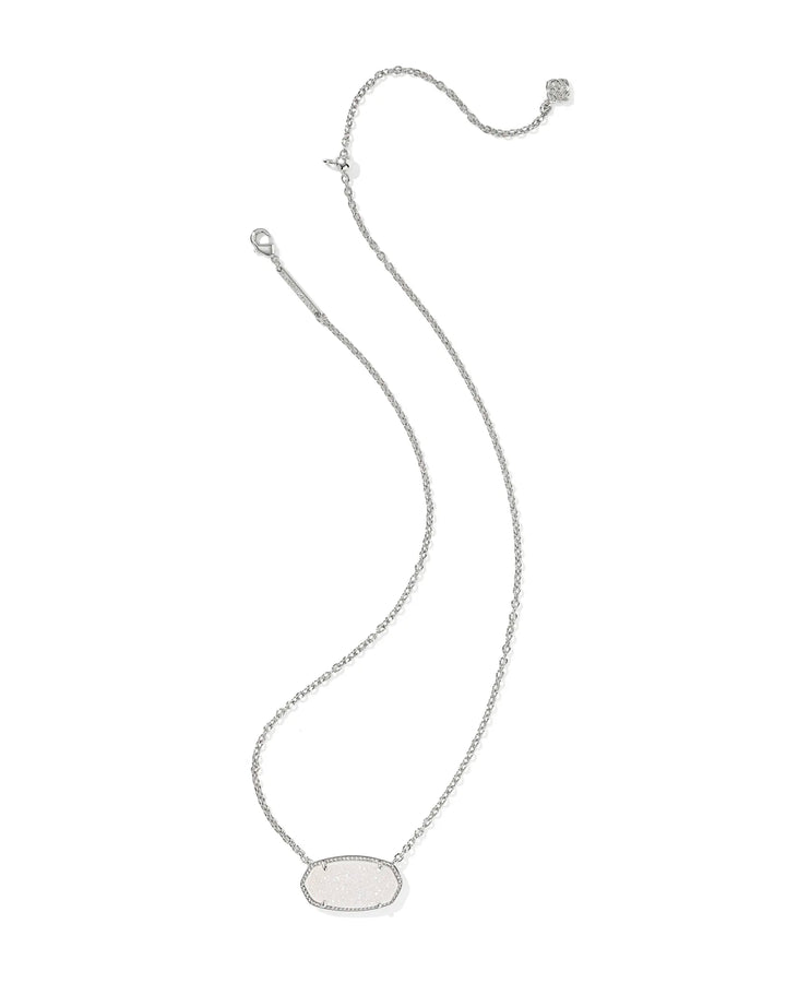 KENDRA SCOTT ELISA STATEMENT NECKLACE RHOD IRID DRUSY