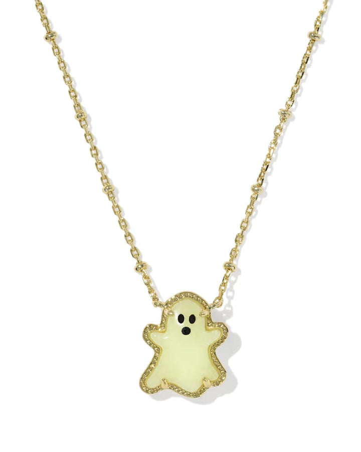 Kendra Scott Ghost Pendant Necklace in Gold