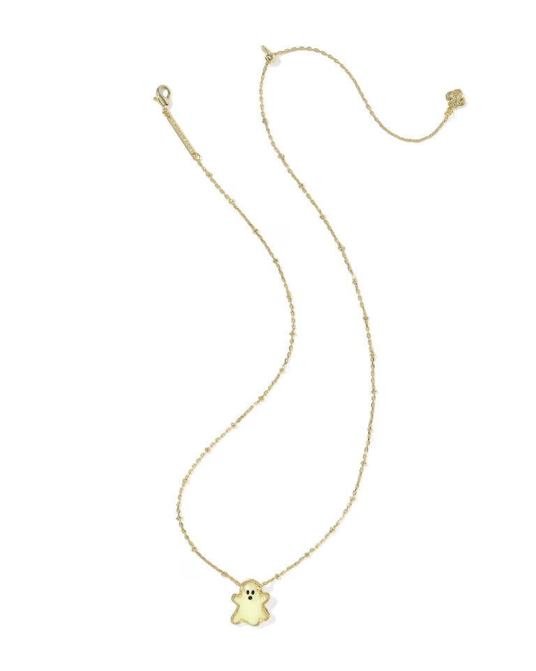 Kendra Scott Ghost Pendant Necklace in Gold